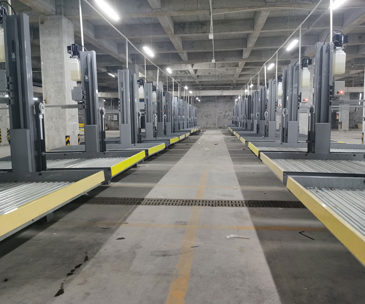 甘肅升降橫移類車庫工作原理
